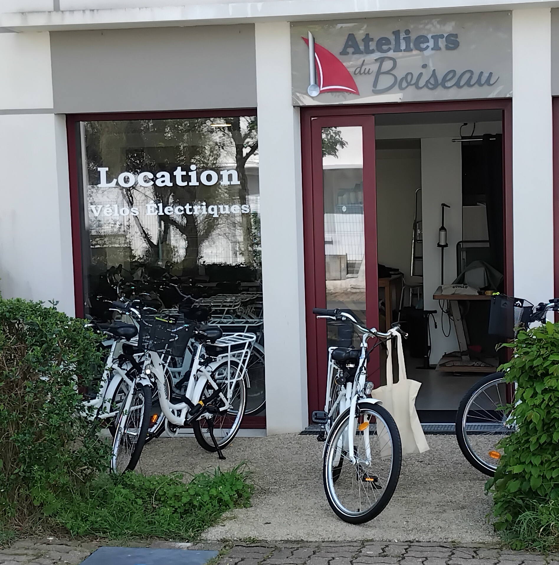 La boutique Location Vélos Électriques – Ateliers du Boiseau à Pornichet Sainte-Marguerite